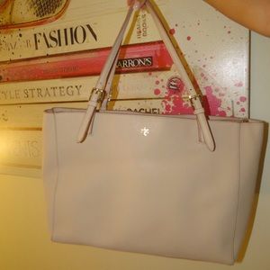 Tory Burch pink tote purse